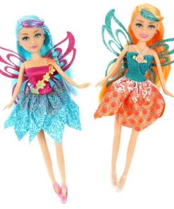 Sparkle Girlz 10.5in Super Sparkly In Cone - Floral Fairy Cone Doll -Barbie Shop 10009 Cone Floral Fairy 6 95585.1596437707