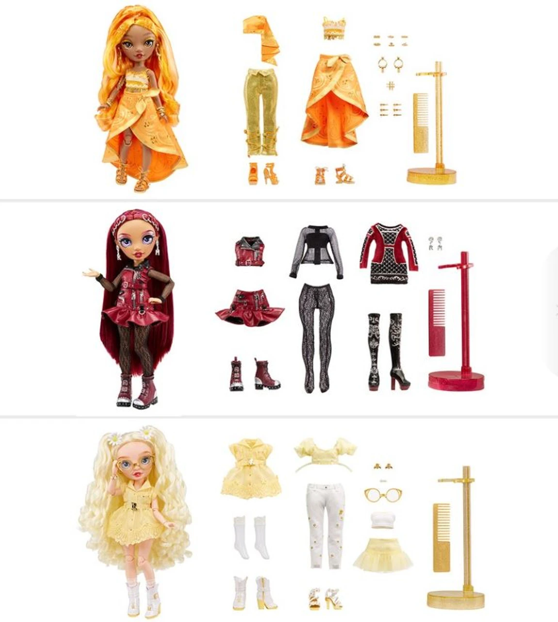 Rainbow High Fashion Doll S4 (Meena Fleur / Mila Berrymore / Delilah Fields) - Assorted 3 Rainbow High Fashion Doll S4 (Meena Fleur / Mila Berrymore / Delilah Fields) - Assorted