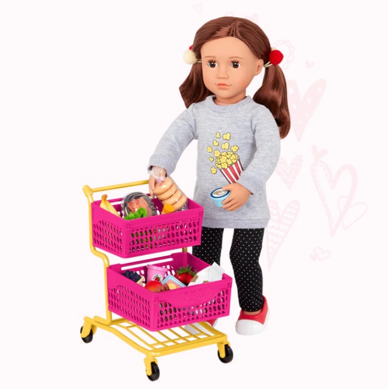 Our Generation Shopping Cart With Groceries Set 7 Our Generation Shopping Cart With Groceries Set - Image 5