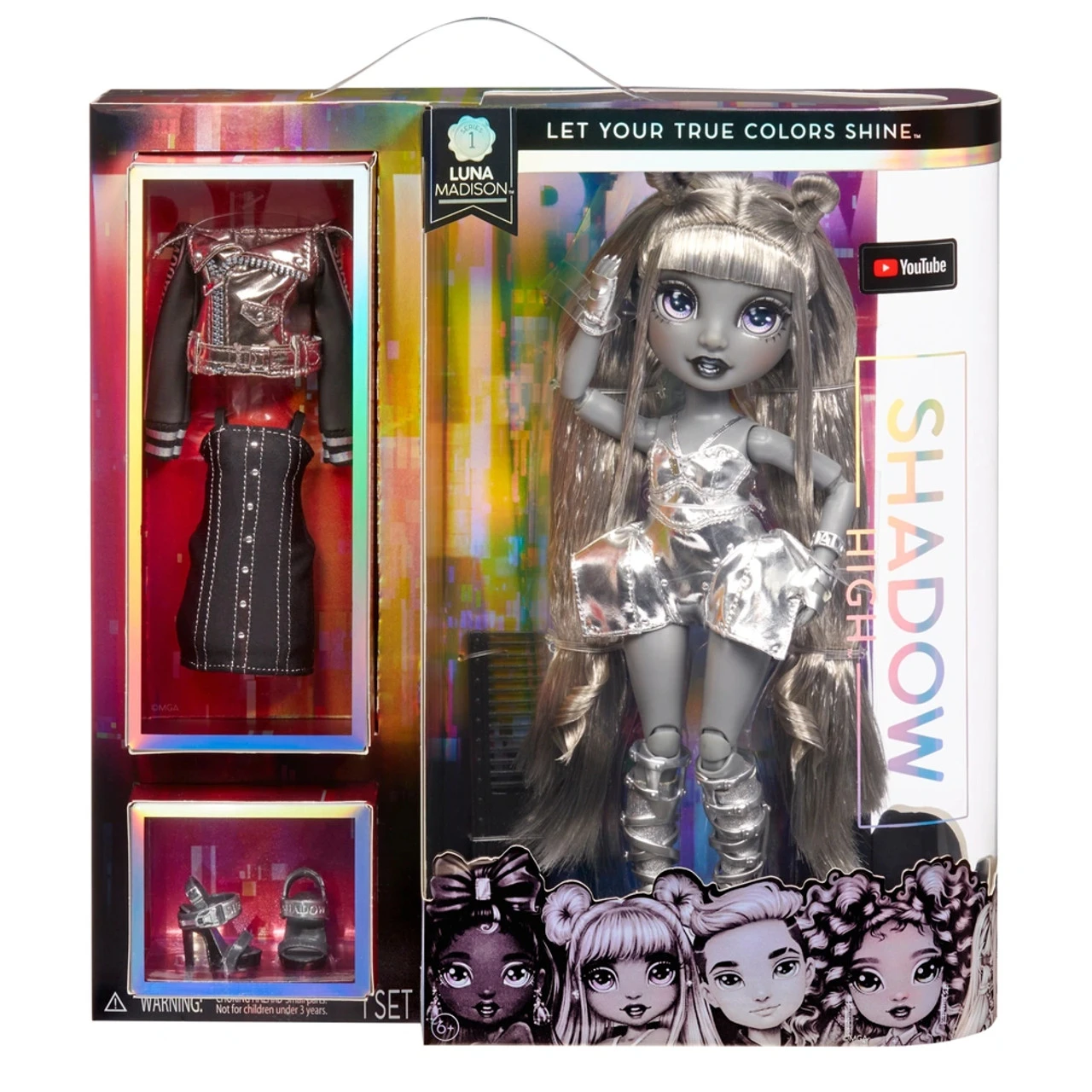 Rainbow High Shadow High Fashion Doll (Luna, Shanelle Or Natasha) 8 Rainbow High Shadow High Fashion Doll (Luna, Shanelle Or Natasha) - Image 6