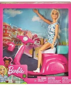 Barbie Doll With Scooter -Barbie Shop 22001773 3 00167.1644468910