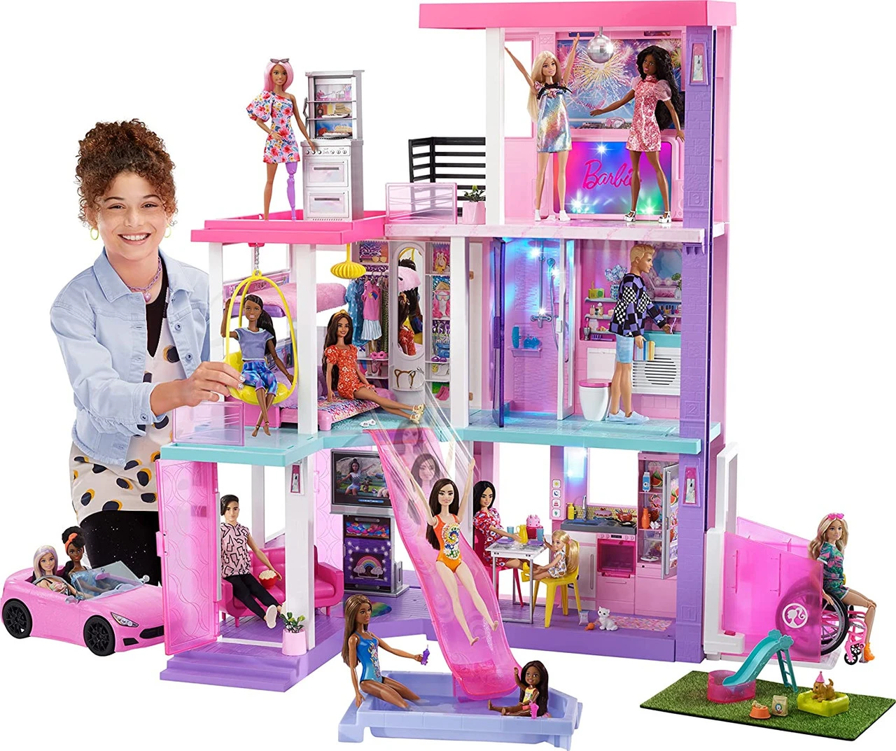 Barbie 60th Celebration Dreamhouse Playset 3 Barbie 60th Celebration Dreamhouse Playset