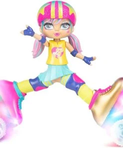 Rock N Rollerskate Doll Rainbow Riley Light Up Remote Control Rollerskating Doll -Barbie Shop 2 37992.1663912099