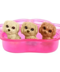 Barbie Doll And Newborn Pups Playset -Barbie Shop 31673206767646 00530.1659059347