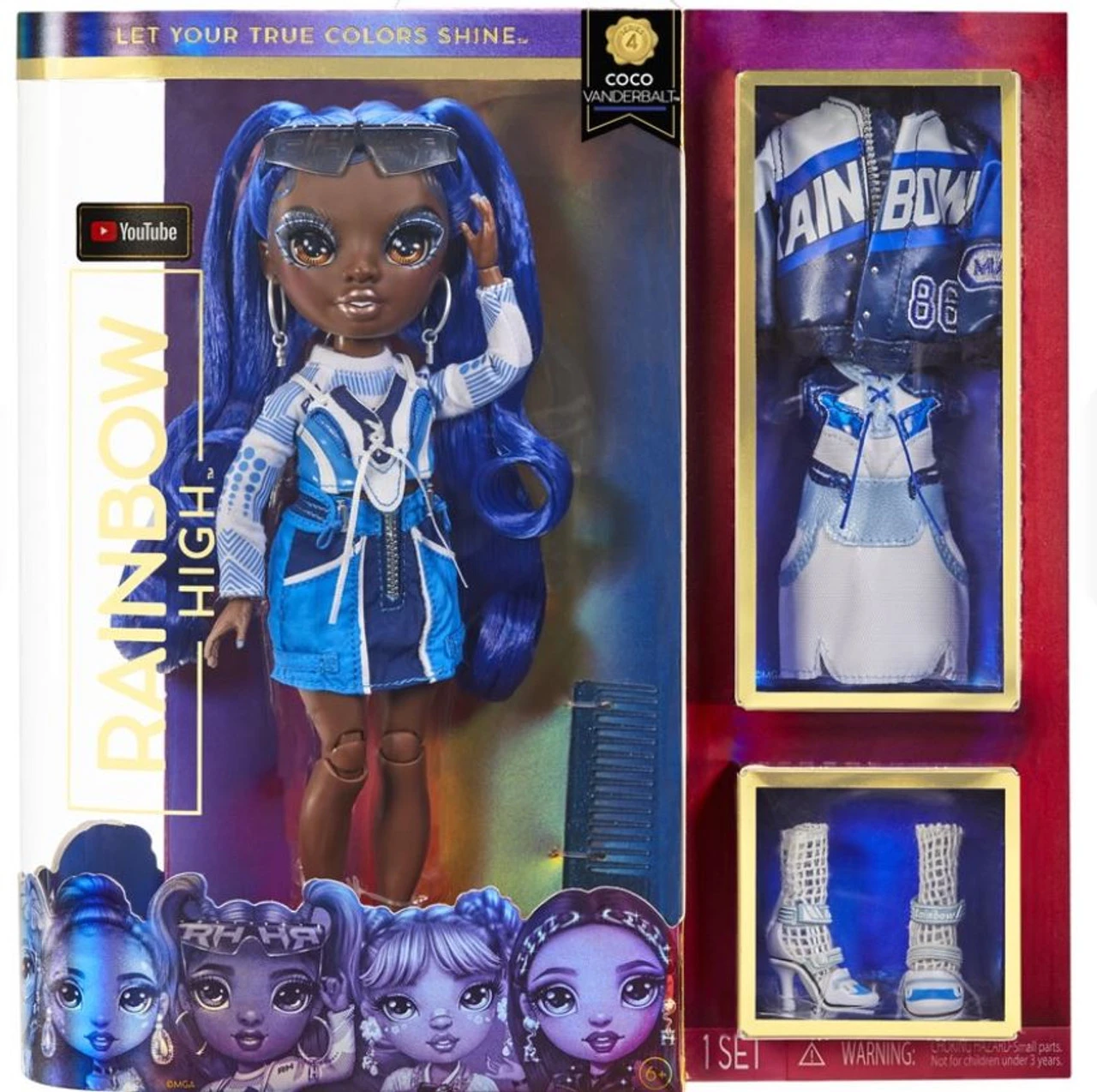 Rainbow High Fashion Doll S4 (Jewel Richie / Coco Vanderbalt / Lila Yamamoto) - Assorted 6 Rainbow High Fashion Doll S4 (Jewel Richie / Coco Vanderbalt / Lila Yamamoto) - Assorted - Image 4