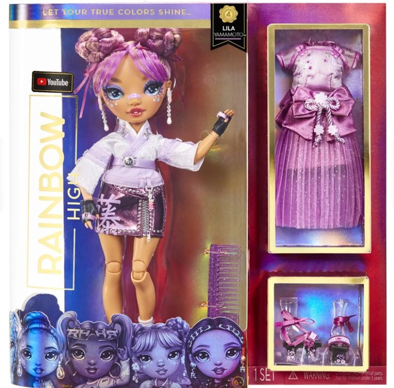 Rainbow High Fashion Doll S4 (Jewel Richie / Coco Vanderbalt / Lila Yamamoto) - Assorted 5 Rainbow High Fashion Doll S4 (Jewel Richie / Coco Vanderbalt / Lila Yamamoto) - Assorted - Image 3