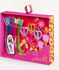 Our Generation Clip Hair Play Style Accessory Set For 18" Dolls -Barbie Shop 4 70228.1665967157