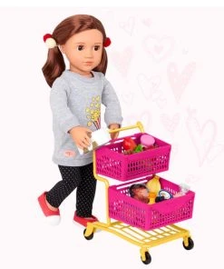 Our Generation Shopping Cart With Groceries Set 10 Our Generation Shopping Cart With Groceries Set -Barbie Shop 4 94712.1663882214