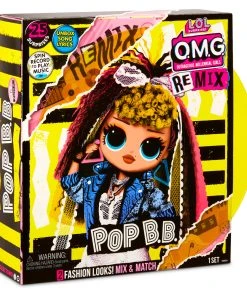 L.O.L. Surprise! O.M.G. Remix Fashion Doll - 25 Surprises With Music 14 L.O.L. Surprise! O.M.G. Remix Fashion Doll - 25 Surprises With Music -Barbie Shop 567257 567226 LOL OMG Remix Pop BB FP PKG L 44208.1605171741