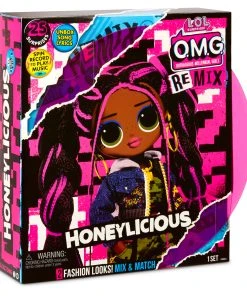 L.O.L. Surprise! O.M.G. Remix Fashion Doll - 25 Surprises With Music 13 L.O.L. Surprise! O.M.G. Remix Fashion Doll - 25 Surprises With Music -Barbie Shop 567264 567226 LOL OMG Remix Honeylicious FP PKG L 98763.1605171693