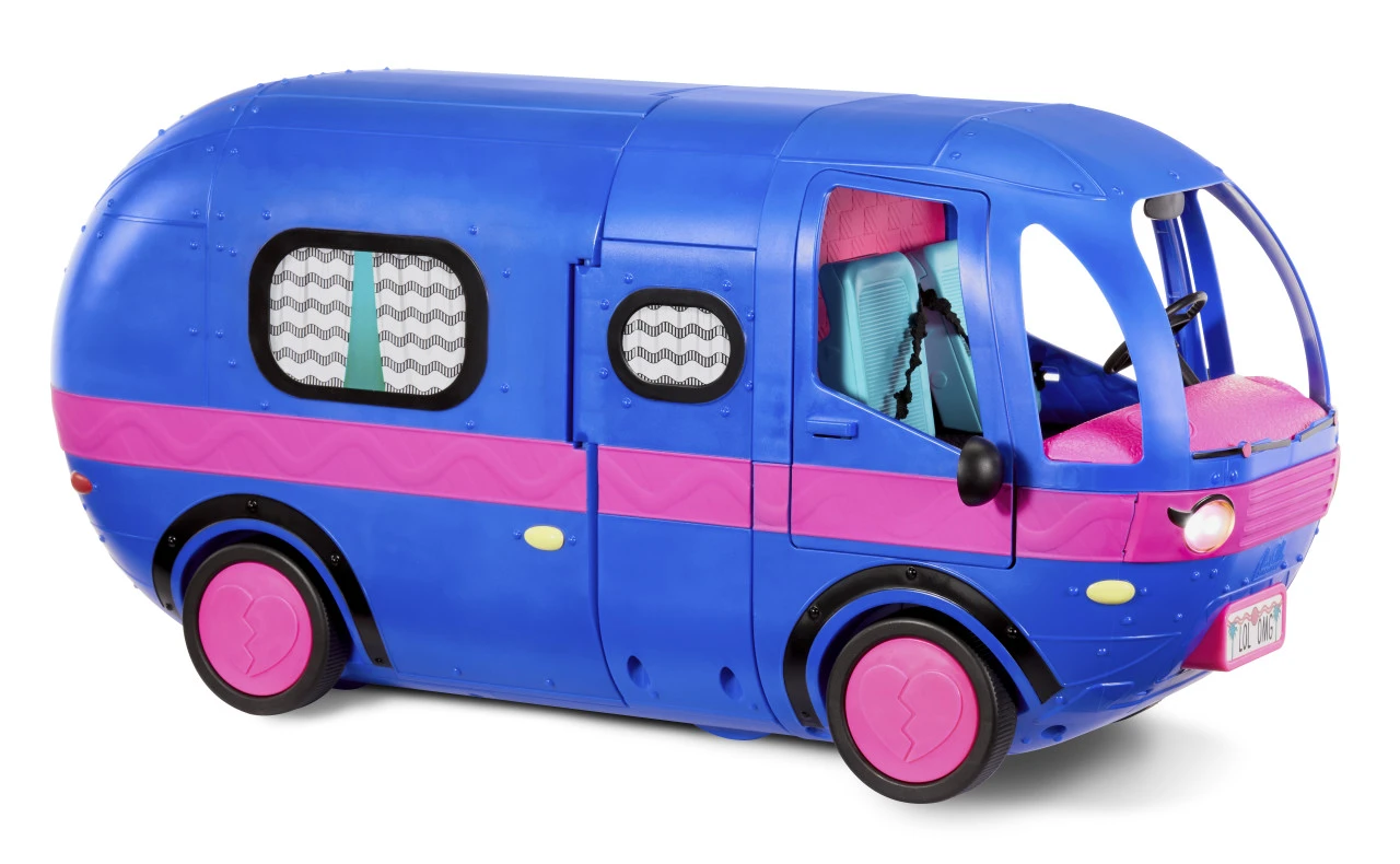 LOL Surprise! O.M.G. 4-in-1 Glamper Fashion Camper With 55+ Surprises (Electric Blue) - Image 4