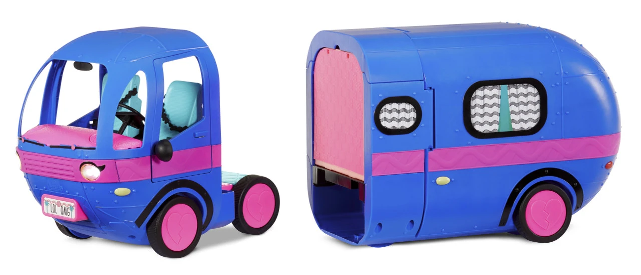 LOL Surprise! O.M.G. 4-in-1 Glamper Fashion Camper With 55+ Surprises (Electric Blue) - Image 5