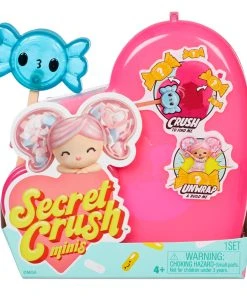 Secret Crush Minis Series 1 & 2 – Crush To Unbox Sweet-Themed Mini Doll - Assorted -Barbie Shop 572213 Secret Crush Mini Dolls Asst in PDQ Series 2 FP PKG F 53915.1655947647