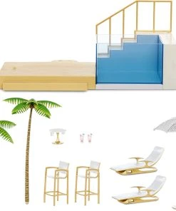 Rainbow High Colour Change Pool & Beach Playset -Barbie Shop 578475 Rainbow High Colour Change Pool 4 65612.1666219537