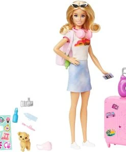 Barbie Doll And Accessories, Travel Set With Puppy -Barbie Shop 61 U5rurIML. AC SL1500 55828.1676011986
