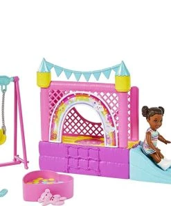 Barbie Skipper Babysitters Inc. Bounce House Playset -Barbie Shop 61wGivZNbVL. AC SL1500 91429.1658358539