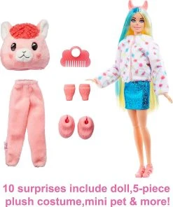 Barbie Cutie Reveal Doll Llama -Barbie Shop 71BBCwr4FdL. AC SL1500 68655.1667276925