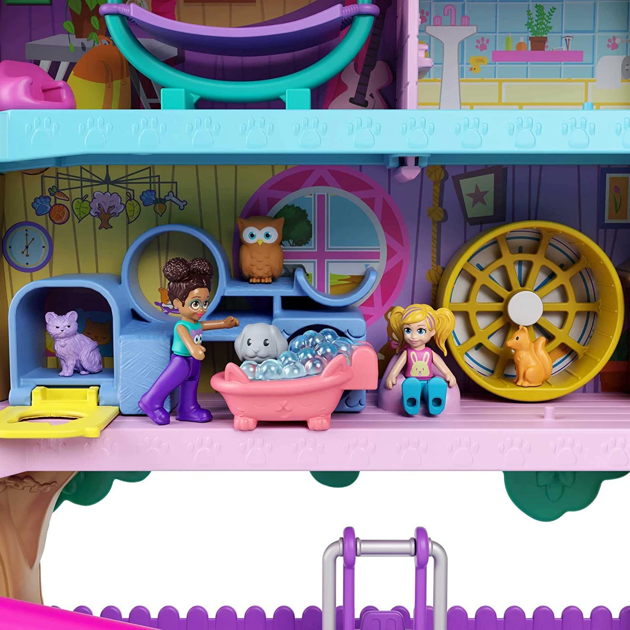 Polly Pocket Pollyville Pet Adventure Treehouse Playset 5 Polly Pocket Pollyville Pet Adventure Treehouse Playset - Image 3