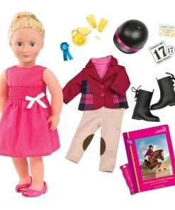 Our Generation Deluxe Lily Anna Doll W/ Book