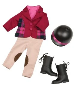 Our Generation Deluxe Lily Anna Doll W/ Book -Barbie Shop BD31009A Lily Anna Riding 02 43997.1576115636