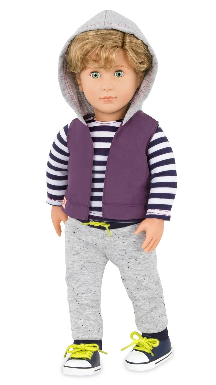 Our Generation Boy Doll With Hoodie, Rafael 4 Our Generation Boy Doll With Hoodie, Rafael - Image 2