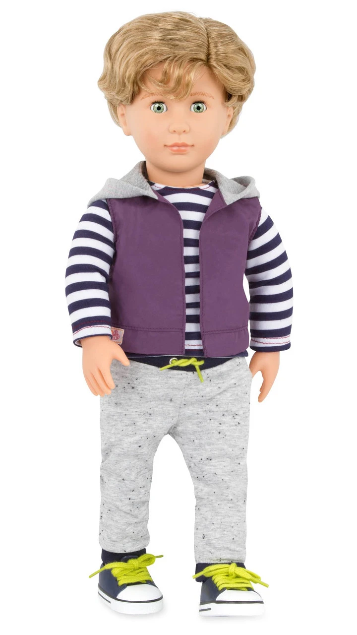 Our Generation Boy Doll With Hoodie, Rafael 3 Our Generation Boy Doll With Hoodie, Rafael
