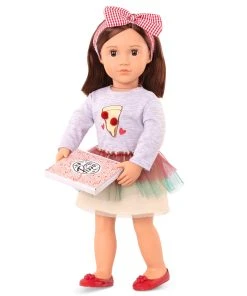Our Generation - Francesca Deluxe Pizzeria Doll With Book -Barbie Shop BD31274 DP A 77766.1620386290