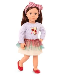 Our Generation - Francesca Deluxe Pizzeria Doll With Book -Barbie Shop BD31274 DP B 18144.1620386290