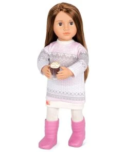 Our Generation - Sandy Deluxe Log Cabin Doll With Book -Barbie Shop BD31305 DP A 35777.1620386094