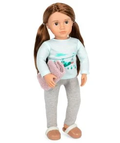 Our Generation - Sandy Deluxe Log Cabin Doll With Book -Barbie Shop BD31305 DP B 24215.1620386154