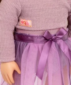 Our Generation - Savannah Doll With Two-Tone Purple Ballet Tutu -Barbie Shop BD31316 DP C 58546.1620392537
