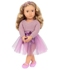 Our Generation - Savannah Doll With Two-Tone Purple Ballet Tutu