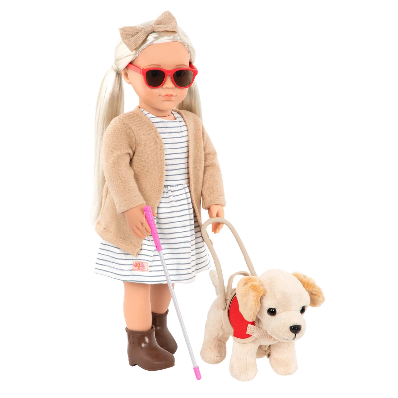 Marlow 46cm Doll With Plush Guide Dog 3 Marlow 46cm Doll With Plush Guide Dog