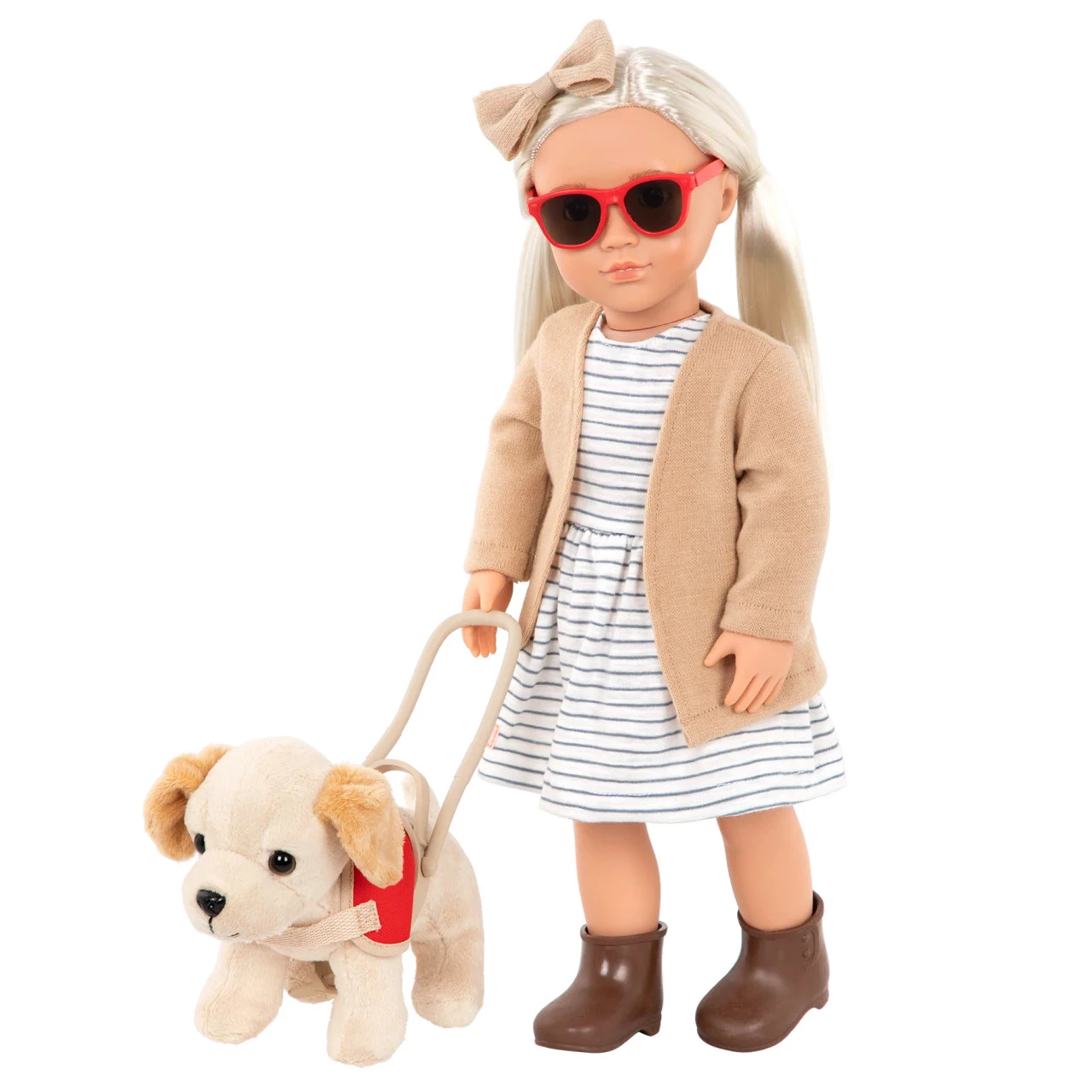 Marlow 46cm Doll With Plush Guide Dog 4 Marlow 46cm Doll With Plush Guide Dog - Image 2