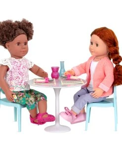 Our Generation - Table For Two Table And Chairs Set -Barbie Shop BD35175 DP B 05425.1620384912