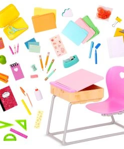 Student Desk Set -Barbie Shop BD35195 PR 83605.1627878320