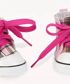 Our Generation Plaid All Over High-Top Runners