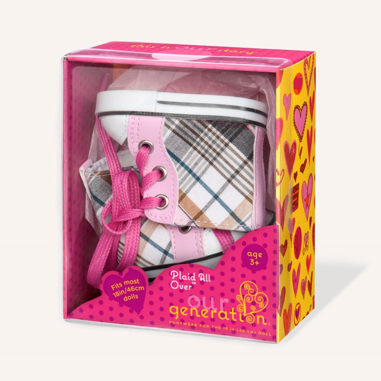 Our Generation Plaid All Over High-Top Runners 4 Our Generation Plaid All Over High-Top Runners - Image 2