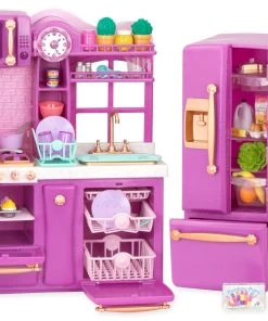 Our Generation - Gourmet Kitchen Set - Purple -Barbie Shop BD37410 DP B 73546.1600664133