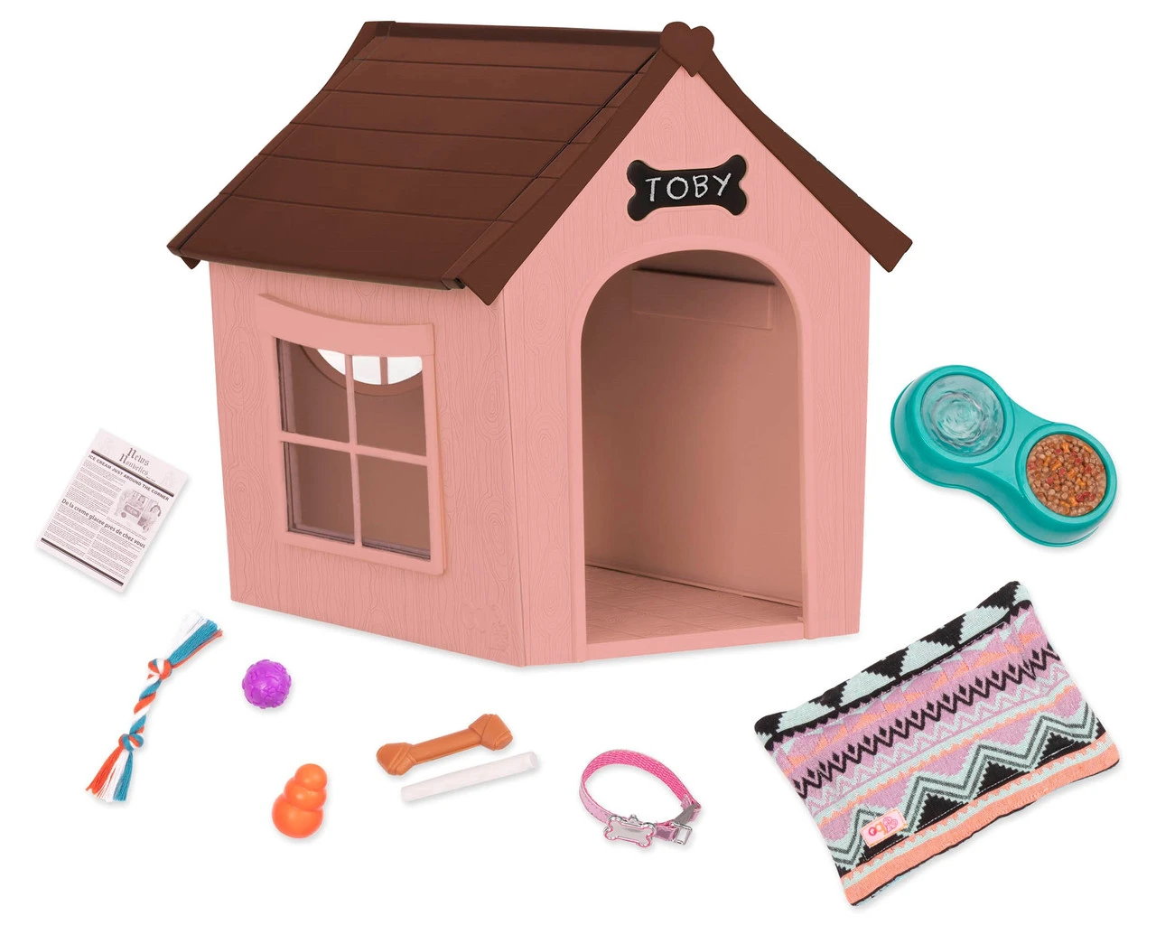 Our Generation Deluxe Dog House Set 3 Our Generation Deluxe Dog House Set