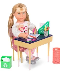 Our Generation Brilliant Bureau Desk Set -Barbie Shop BD37910 DP A 36885.1619161529