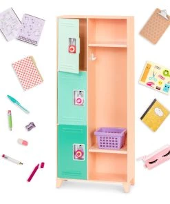 Our Generation Classroom Cool Locker Set -Barbie Shop BD37913 PR 30843.1619168064