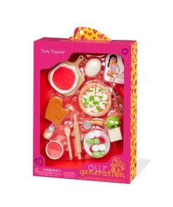 Our Generation - Tasty Toppings - Make Your Own Pizza Set -Barbie Shop BD37948Z PKG 79117.1620382607