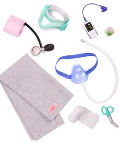 Our Generation Medi-Care Bed - Ambulance Gurney Set -Barbie Shop BD37955 DP C 78269.1619156562