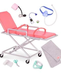 Our Generation Medi-Care Bed - Ambulance Gurney Set