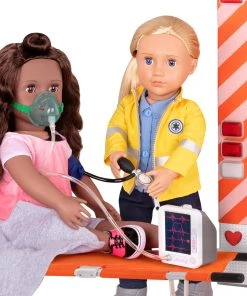 Our Generation Rescue Ambulance -Barbie Shop BD37959 DP L HS 27882.1619153006