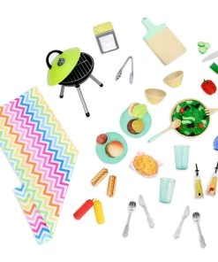 Our Generation Picnic Table Set -Barbie Shop BD37973 DP C 88359.1604937216