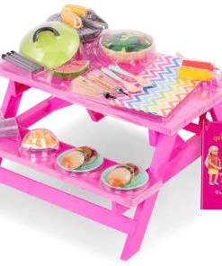 Our Generation Picnic Table Set -Barbie Shop BD37973 PKG 58556.1604937220