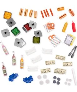 Our Generation Retro Hot Dog Cart -Barbie Shop BD67040 dp e 01380.1604937691