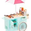 Our Generation Retro Hot Dog Cart -Barbie Shop BD67040 dp f 71832.1604937701